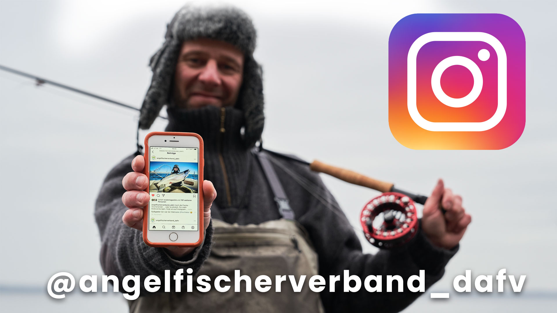 Folge dem DAFV auf Instagram unter: angelfischerverband_dafv